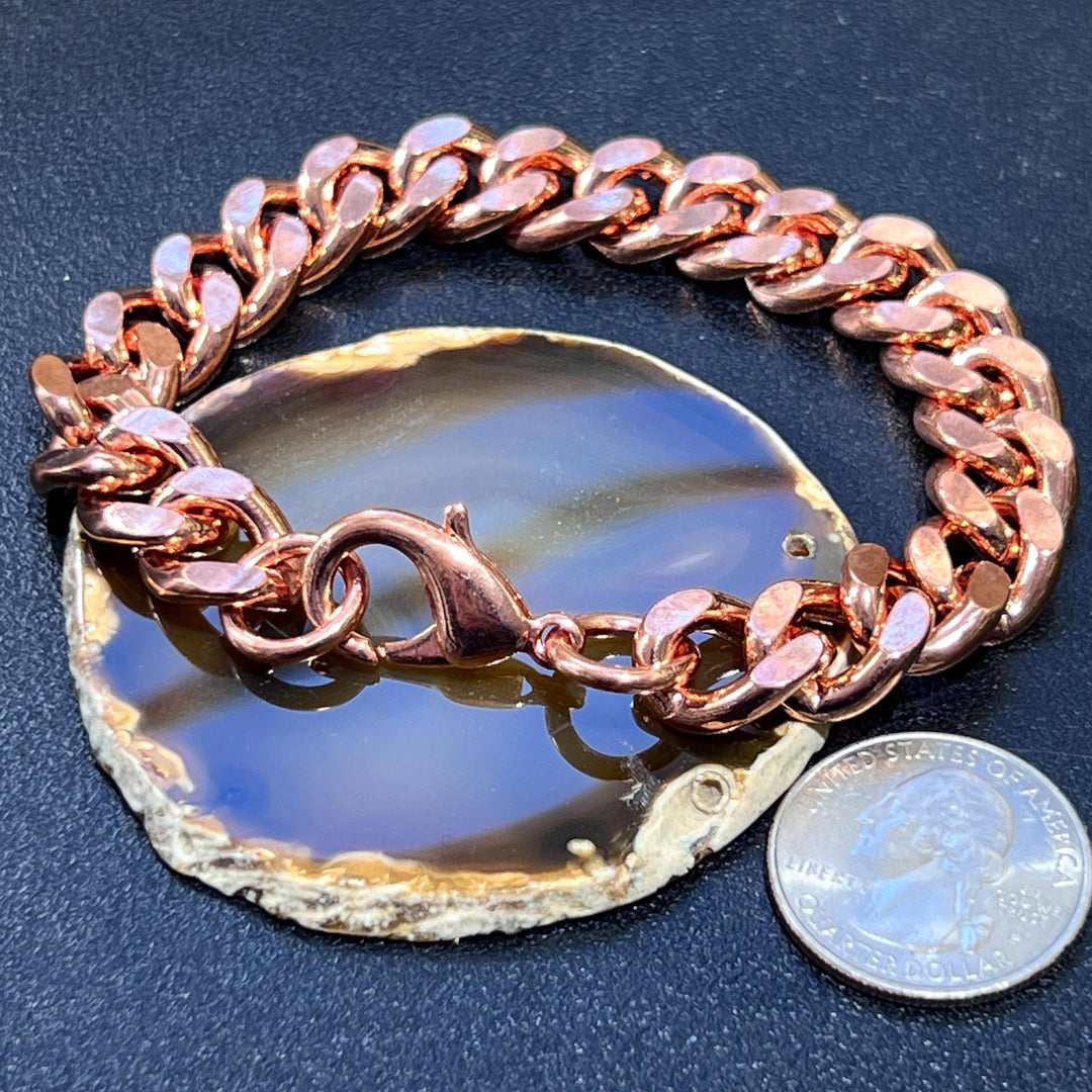 Pure Copper Chain Bracelet (8 Inches)