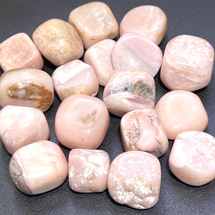 Pink Opal Tumbled Stones (By The Piece Or Pound) Bulk Wholesale