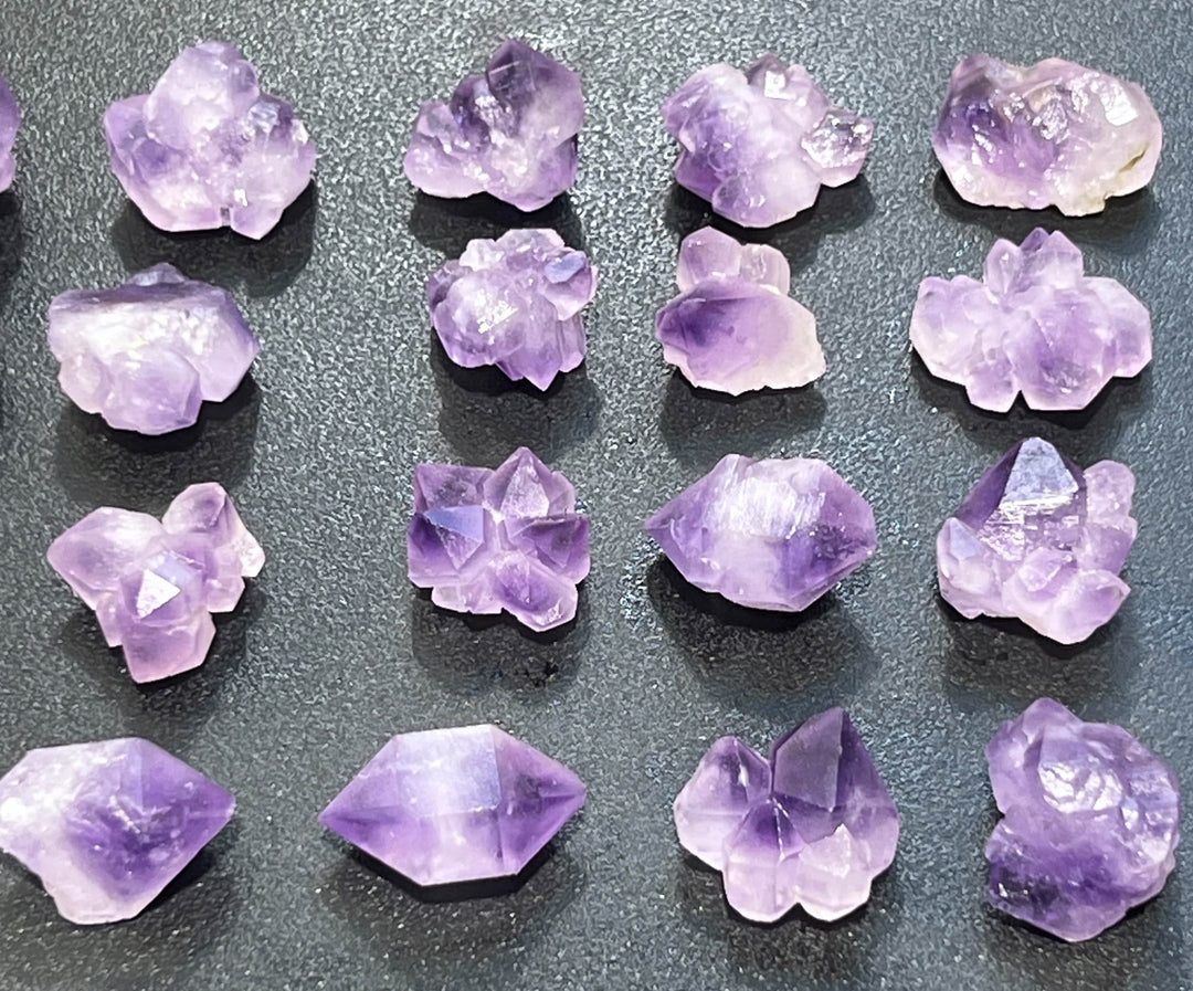 Amethyst Mini Crystal Clusters (1 Kilo)( 2.2 LBs) Bulk Wholesale Lot Raw Natural Gemstones