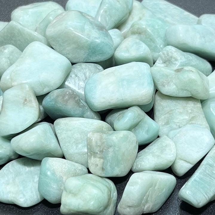 Amazonite Feldspar Tumbled Stones (By The Piece Or Pound) Wholesale