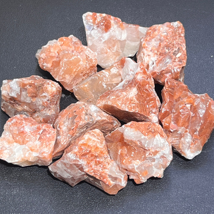 Red Calcite Crystal Rough (1 Kilo)( 2.2 LBs) Bulk Wholesale Lot Raw Gemstones