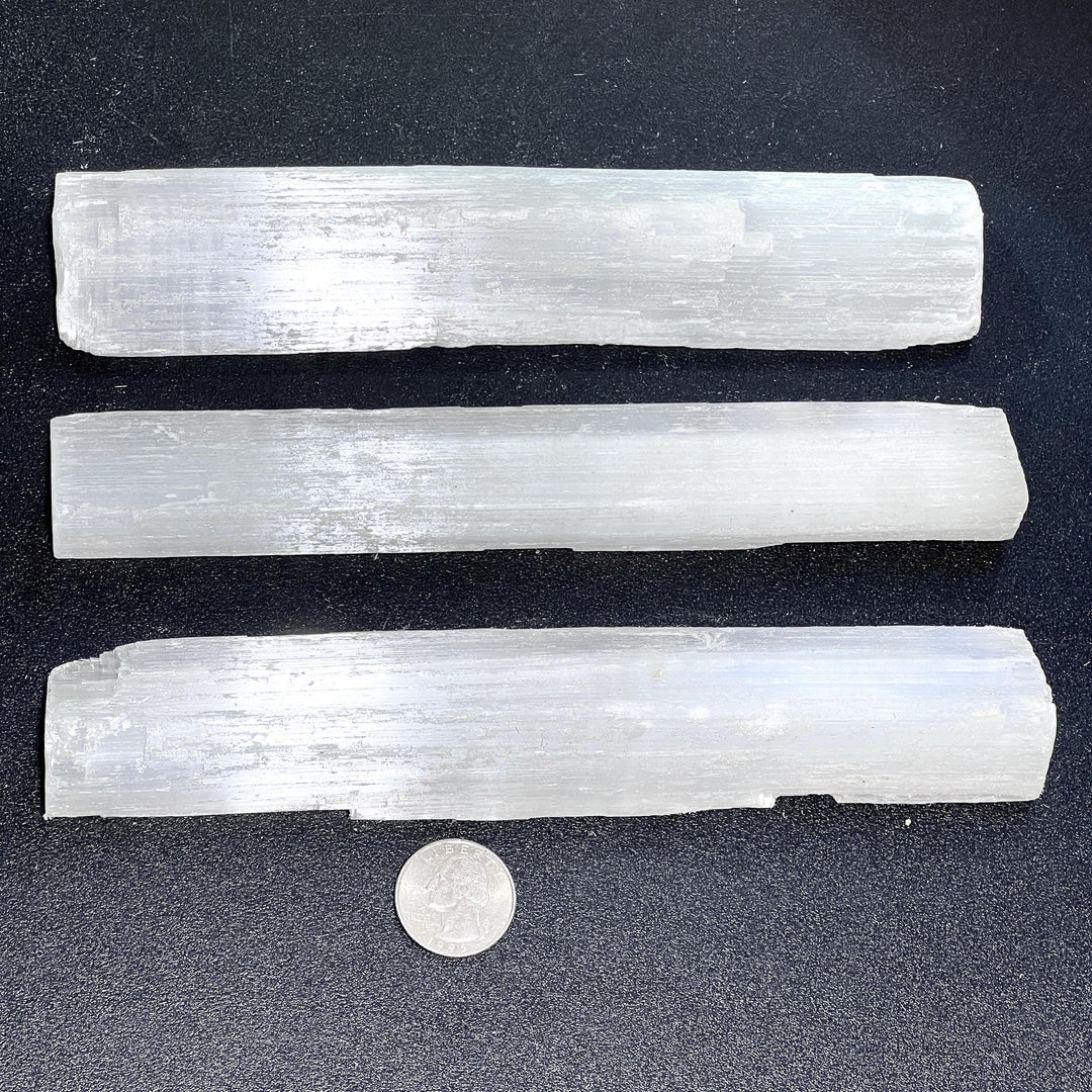 Large Rough Raw Selenite Crystal Sticks Wholesale