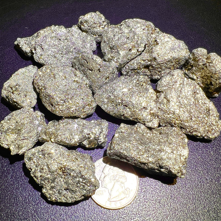 Iron Pyrite Fools Gold Crystal Druzy Nuggets Rough Raw Stones (By The Piece or Pound) Wholesale