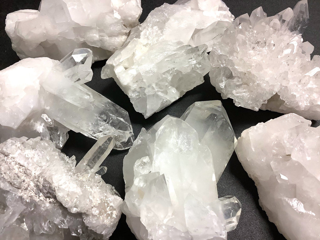 Bulk Wholesale Lot 2.5 Kilo (5.5 LBs) Quartz Crystal Clusters